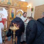 Праздничная литургия в Покровском храме с. Солнечное