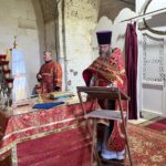 В храме Преображения Господня села Машково состоялась праздничная Божественная литургия