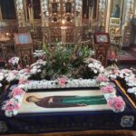 В канун Успения Пресвятой Богородицы в Христорождественском соборе Михайлова совершено всенощное бдение