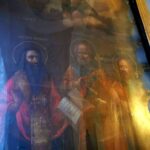 Три вселенских святителя: Григорий Богослов, Иоанн Златоуст и Василий Великий