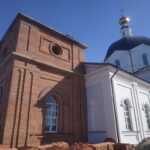 Продолжается возведение колокольни Архангельского храма с. Щетиновка