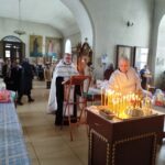 В преддверии Вселенской родительской субботы в Архангельском храме села Щетиновка совершено заупокойное всенощное бдение