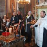 В день обретения мощей блаженной Матроны Московской в храме Рождества Богородицы села Виленки совершена Божественная литургия