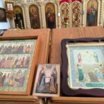 В Архангельском храме села Малинки совершено праздничное богослужение в попразднство Преображения Господня и память Соловецких святых