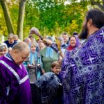 В Архангельском храме села Малинки Михайловского благочиния отметили престольный праздник Воздвижения Креста Господня
